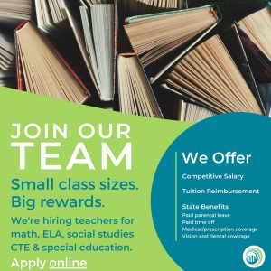 Education unit hiring flyer