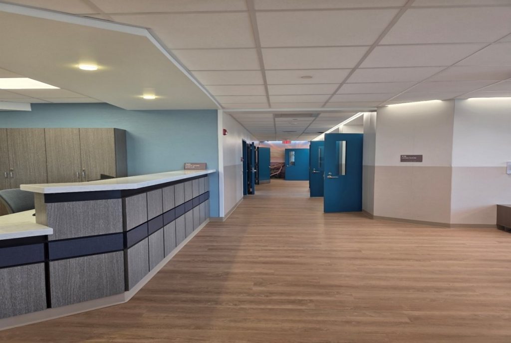 Diagnostic Unit area within the John E. Stevenson Youth Center